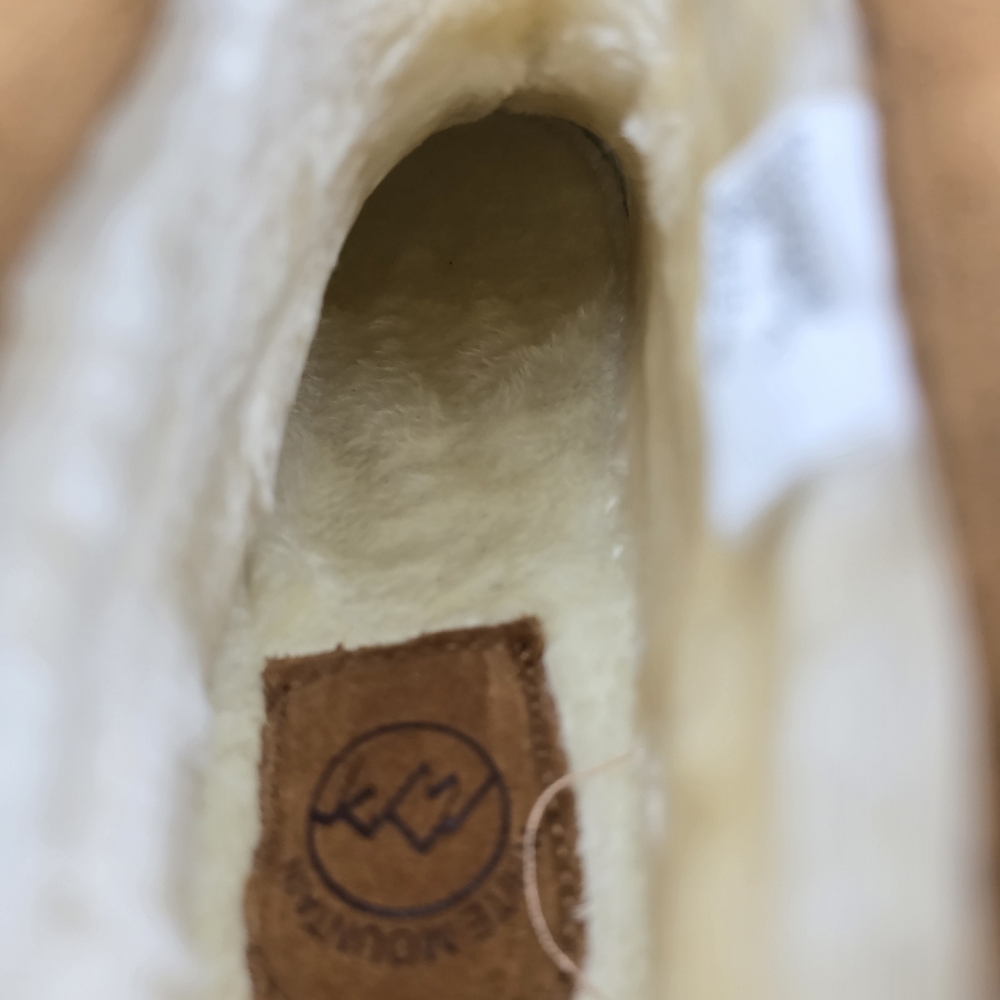NIB White Mountain Inspo Leather & Faux Fur Ankle Booties, Whiskey/Suede, Sz. 10 - Picture 10 of 16